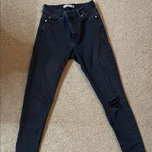 DENIM CO BLACK SKINNY JEANS